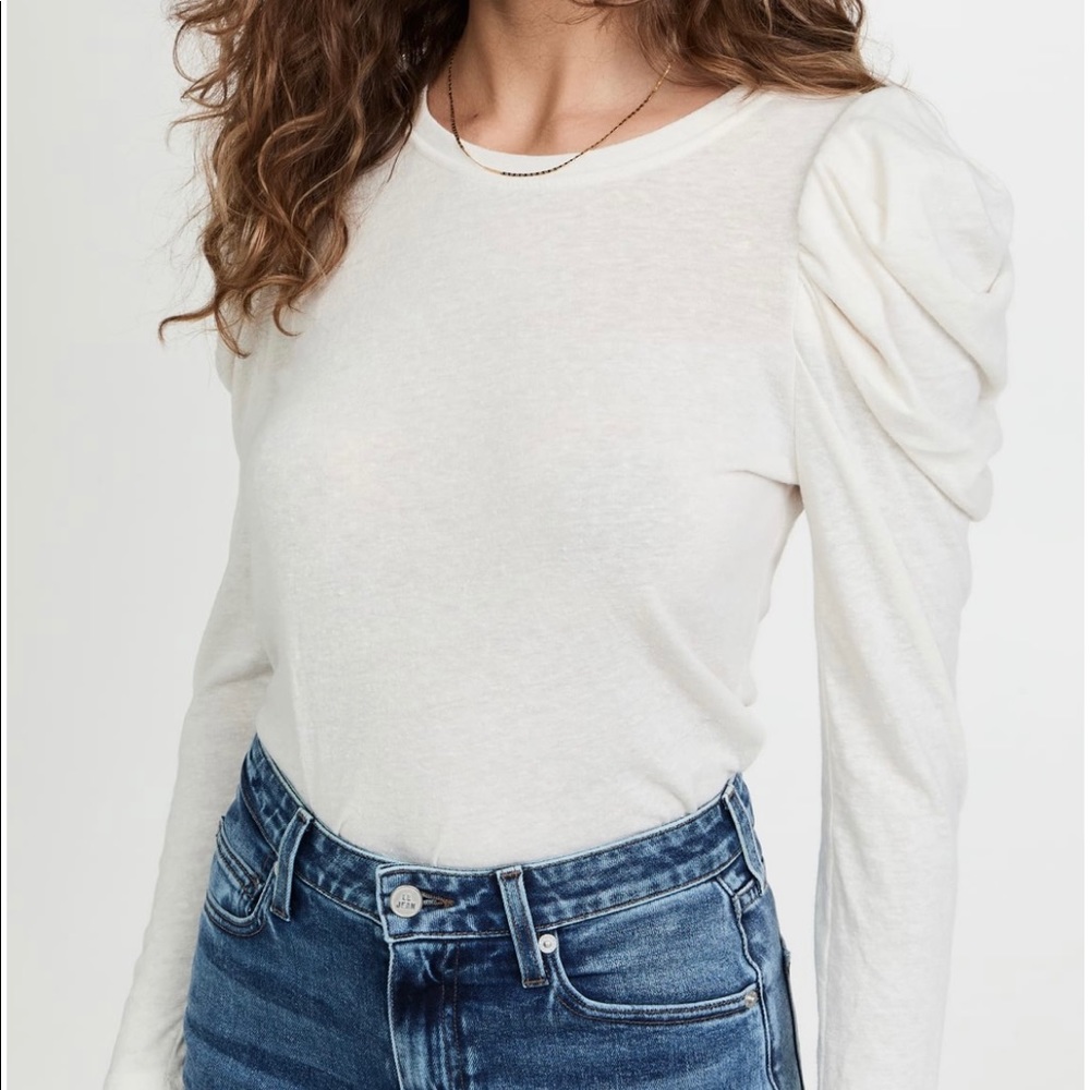 Z Supply Long Sleeve Puff Sleeve Cece Top